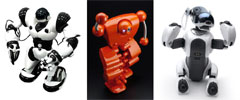 Popular robots – Robosapien, Nuvo and Aibo