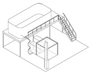 Schematic drawing of the installation.