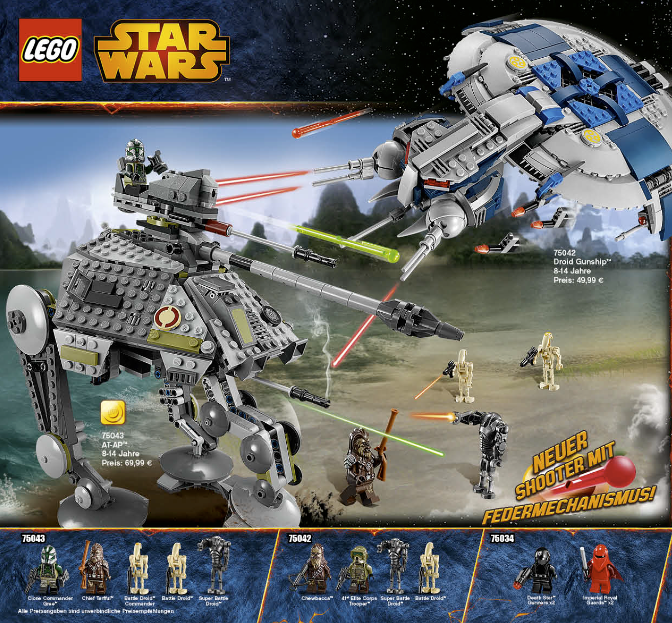 A page from the 2014 LEGO catalog
