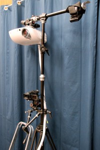 The projector and camera