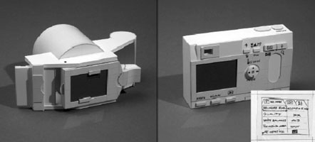 Cardboard models of cameras designed for rich interaction