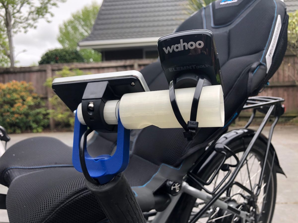 Bicycle Computer Mount For Bar End